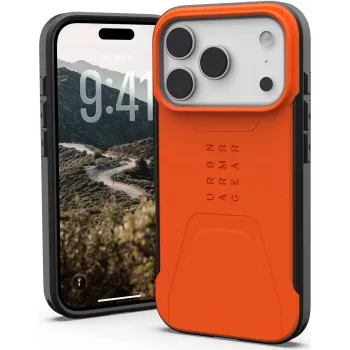 UAG Civilian MagSafe Case for iPhone 15 Pro - Orange