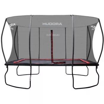 HUDORA 4Square Trampoline 244x366 cm (Black/Red)