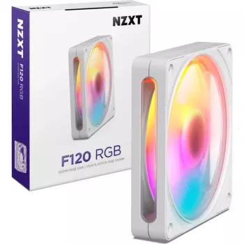 NZXT F120 RGB Valge 120mm korpusventilaator