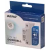 ORNO OR-DP-SB-133 Juhtmega uksekell, DIN-rööpale 1 moodul, 230V AC, 85 dB, valge/hall