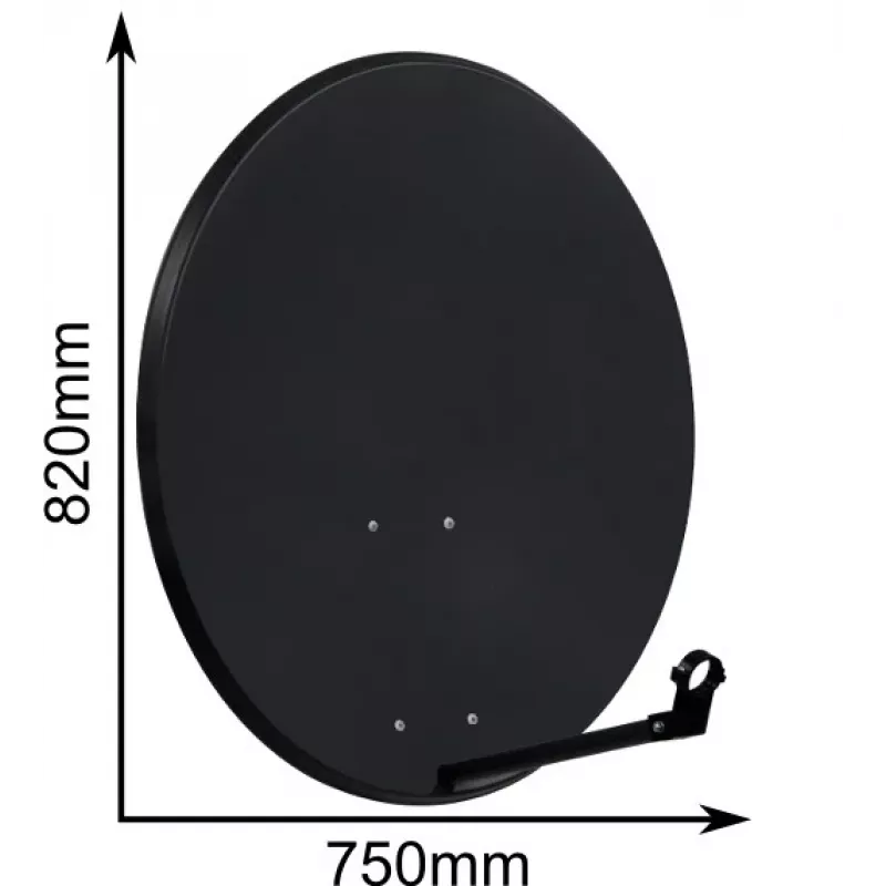 CORAB COR-800SAE-C 80 cm Offset-satelliitantenn, antratsiit