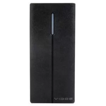 VIDOS ZS46 RFID Proximity Kaardilugeja, 125 kHz, Wiegand, IP65, Must