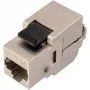 SOLARIX Cat.6 STP RJ45 Keystone Moodul Tööriistavaba IDC Must