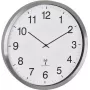 TFA Dostmann 60.3548.02 XXL raadiojuhitav seinakell 508 mm x 65 mm valge hõbedane suur ekraan