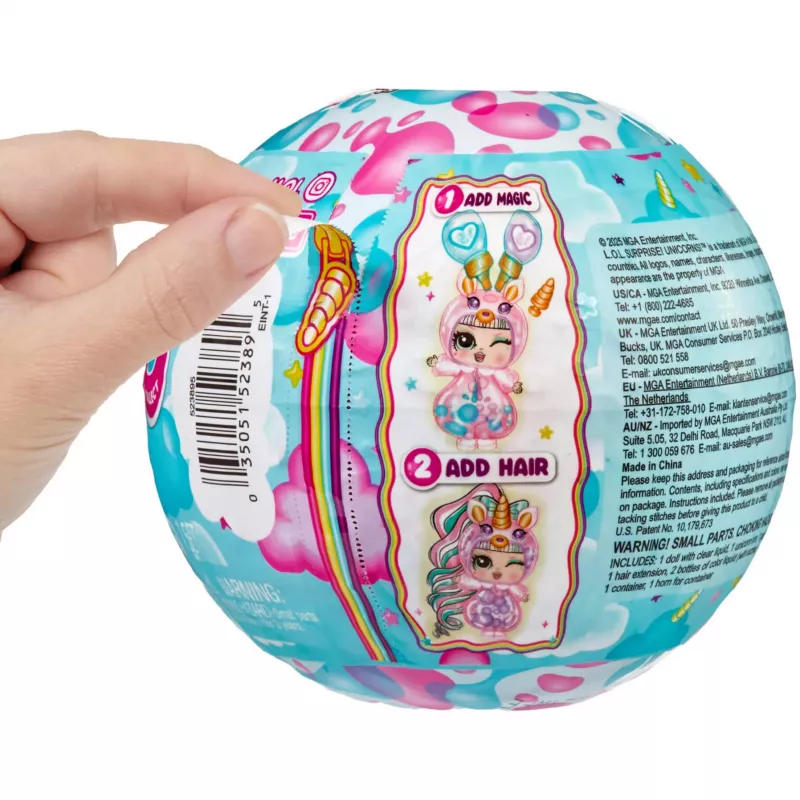 L.O.L. Surprise Unicorn Tots Make-Your-Own Unicorn Doll, 1 Piece