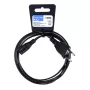 iBox KZ3 toitekaabel, Euro 2-pin – IEC C7 (joonis-8), must