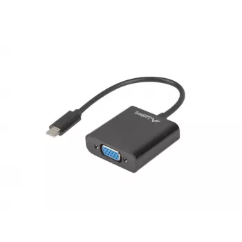 LANBERG AD-UC-VG-01 USB Type-C to VGA Adapter 15cm Black