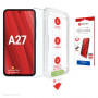 E.V.I. DISPLEX Real Glass ekraanikaitse Samsung Galaxy A27 5G jaoks (karastatud klaas, 9H, 0,33 mm, läbipaistev)