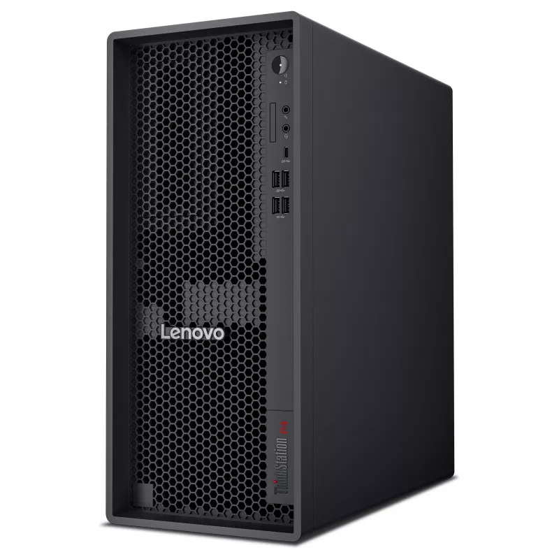 Lenovo ThinkStation P4 30KN torn tööjaam - AMD Ryzen 5 Pro 9655 3.9GHz, 32GB RAM, 512GB NVMe SSD, Radeon graafika, Windows 11 Pro, monitor
