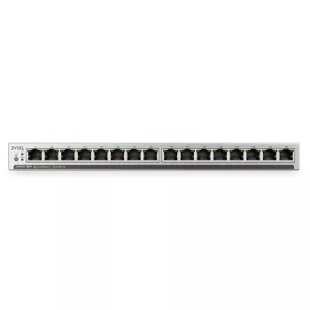 ZyXEL GS1100-16EP 16-pordiline Gigabit PoE+ haldamata lüliti, 135W eelarve, ventilaatorita, sihvakas