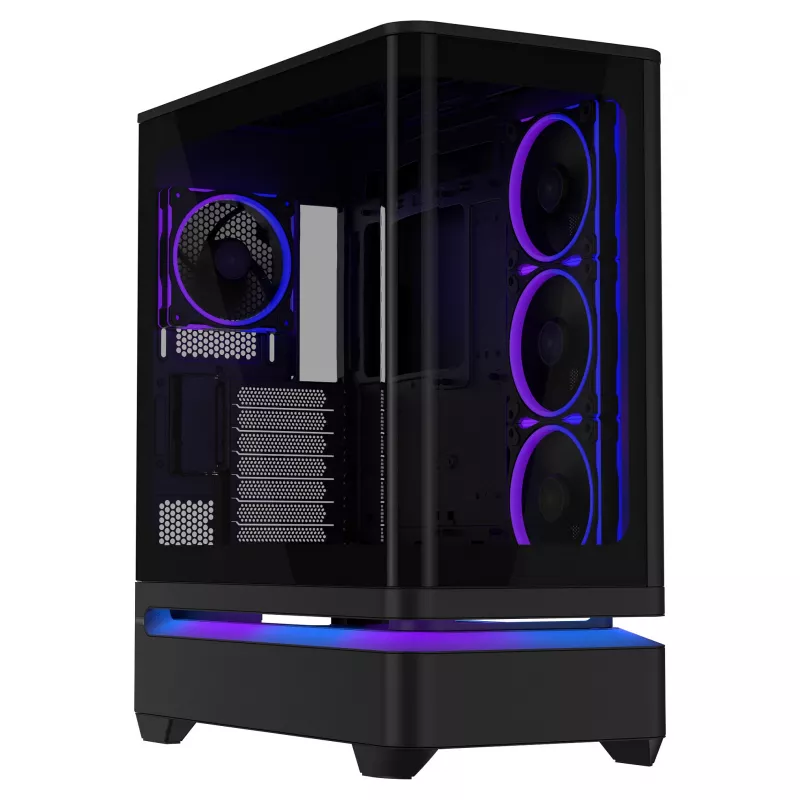 ASUS PRIME AP304 TG ARGB ATX Black Edition mängukorpus
