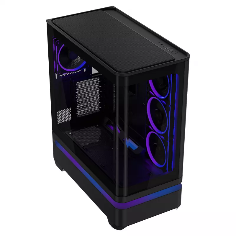 ASUS PRIME AP304 TG ARGB ATX Black Edition mängukorpus