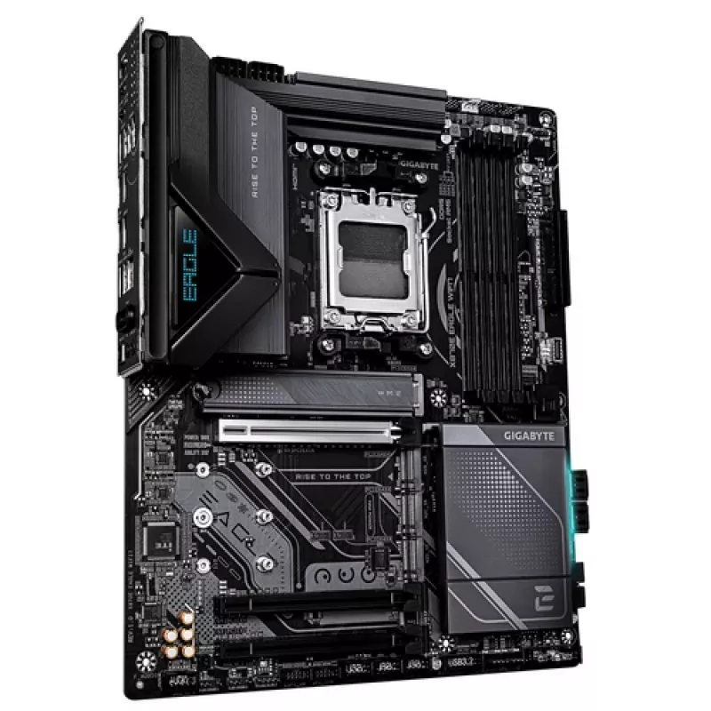 GIGABYTE X870E EAGLE WIFI7 AM5 ATX emaplaat, 4x DDR5, HDMI, DP, 4x M.2, USB4, Wi-Fi 7, 5GbE
