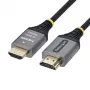 StarTech.com Premium High Speed HDMI-kaabel Ethernetiga - 3 m - must ja hõbedane - 4K 60Hz, 1440p 144Hz, 18 Gbps, HDMI 2.0, isane-isane