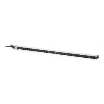 DIGITUS Basic IT PDU, ühefaasiline 32A, 24 x C13, 2 x C19, 4 x Schuko, 3 m kaabel, IEC 60309 32A pistik