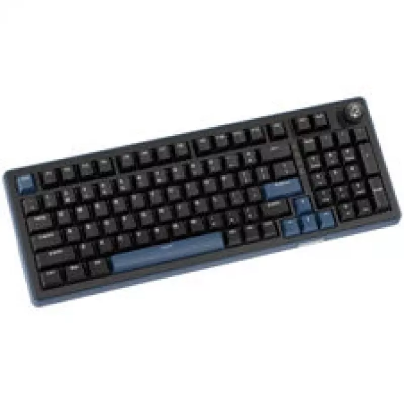 Ducky OK-M 98 mänguklaviatuur, 98% paigutus, kuumsvahetatav, RGB-taustvalgustus, ANSI US, KTT Wine Red lineaarsed lülitid