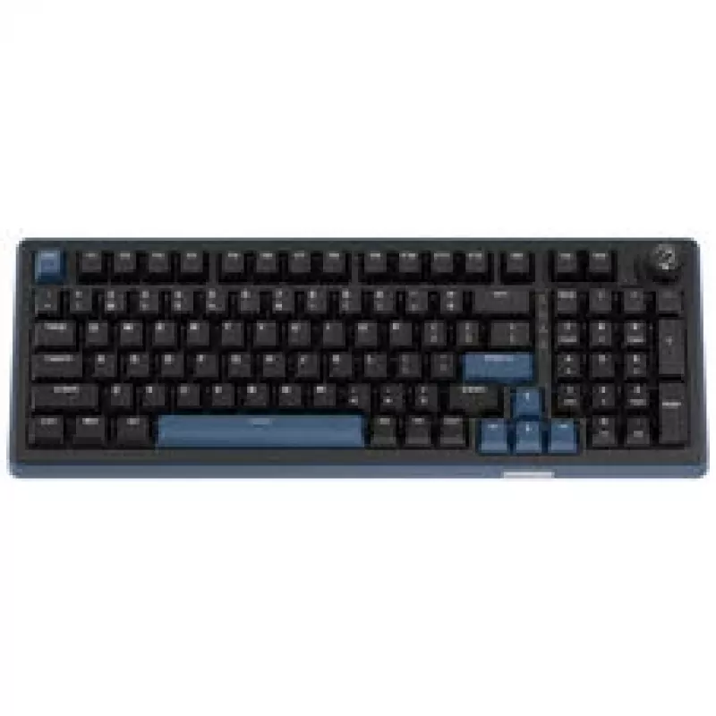 Ducky OK-M 98 mänguklaviatuur, 98% paigutus, kuumsvahetatav, RGB-taustvalgustus, ANSI US, KTT Wine Red lineaarsed lülitid