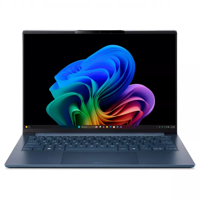Acer Swift Go 14 AI OLED SFG14-I71-983G 14 tolli 2.8K OLED Intel Core Ultra 9 185H 16GB LPDDR5X 512GB SSD Wi-Fi 7 Windows 11 Home