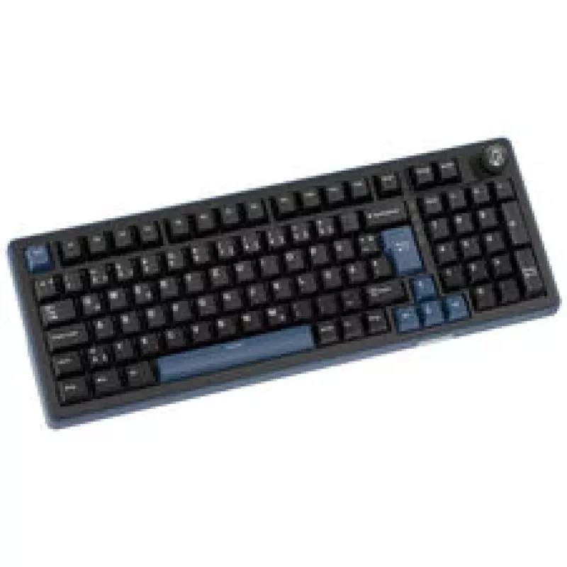 Ducky OK-M 98 mänguklaviatuur, 98% paigutus, Hot-Swap, RGB-taustvalgustus, ISO, KTT taktiilsed lülitid, must