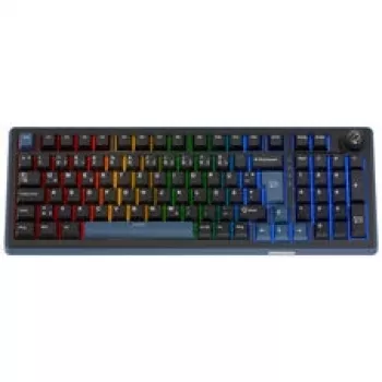 Ducky OK-M 98 mänguklaviatuur, 98% paigutus, Hot-Swap, RGB-taustvalgustus, ISO, KTT taktiilsed lülitid, must