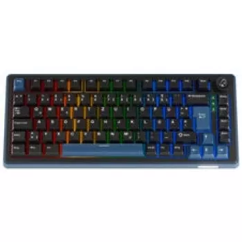 Ducky OK-M 75 mehaaniline mänguklaviatuur, 75% paigutus, vahetatavad KTT Tactile lülitid, RGB taustvalgustus, ISO, must