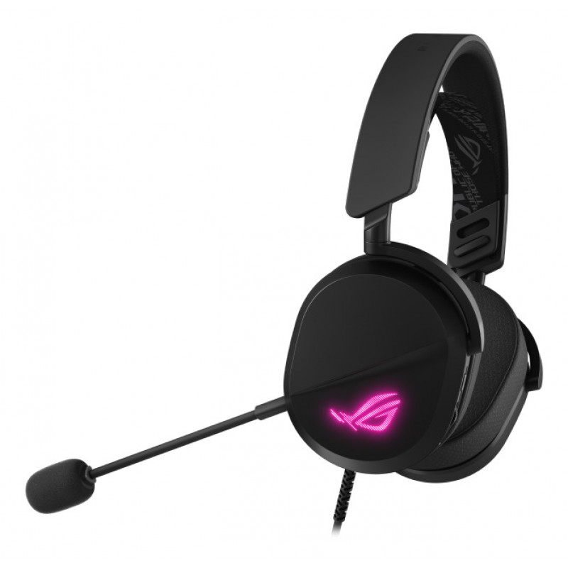 ASUS ROG Pelta Core juhtmega mängupeakomplekt – 50mm Essence draiverid, eemaldatav mikrofon, hübriidsed kõrvapadjad, mitmeplatvormiline