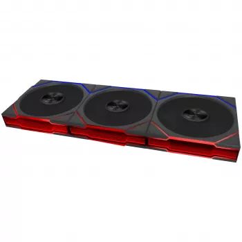 Lian Li UNI FAN TL FLEX Wireless ARGB 120mm ventilaator 3-pakk kontrolleriga - must