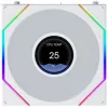 Lian Li UNI FAN TL LCD FLEX Wireless ARGB Reverse Blade 120mm ventilaator - Valge