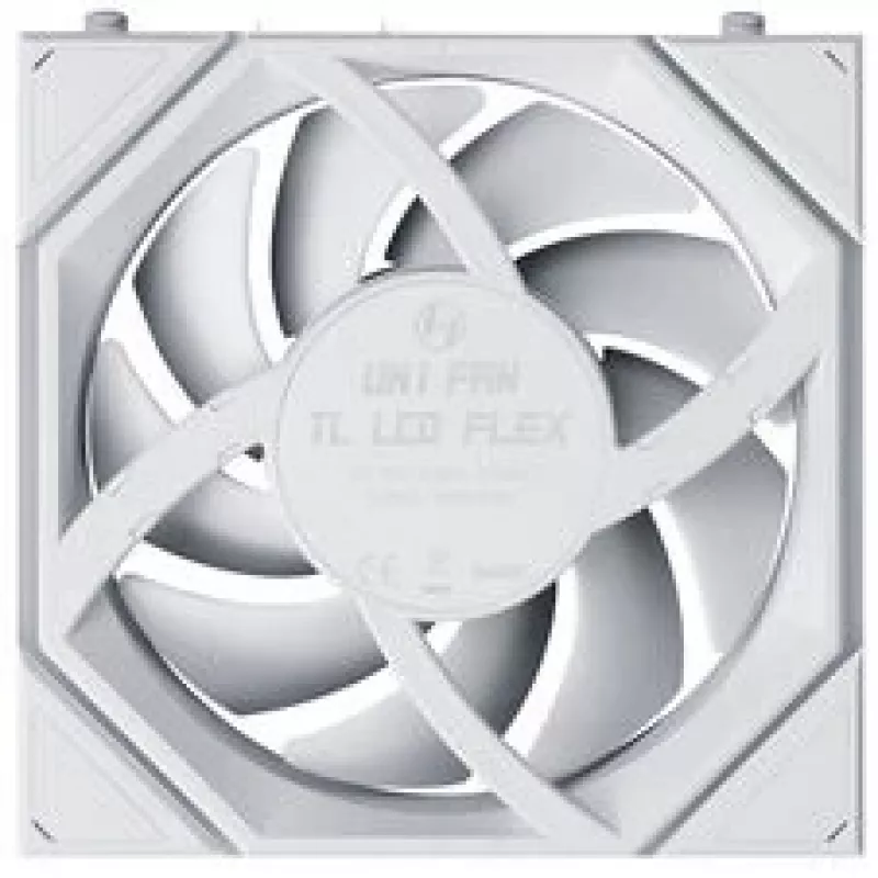 Lian Li UNI FAN TL LCD FLEX Wireless ARGB Reverse Blade 120mm ventilaator - Valge