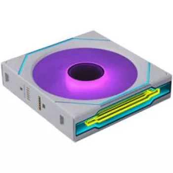 Lian Li UNI FAN SL-INF FLEX Wireless ARGB Reverse Blade 120mm ventilaator - Valge