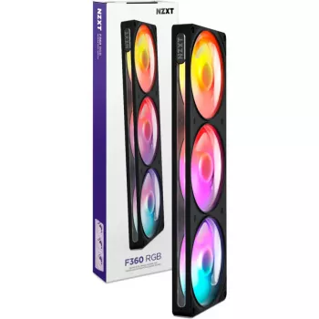 NZXT F360 RGB 360mm All-in-One vedelikjahutus CPU-le - must