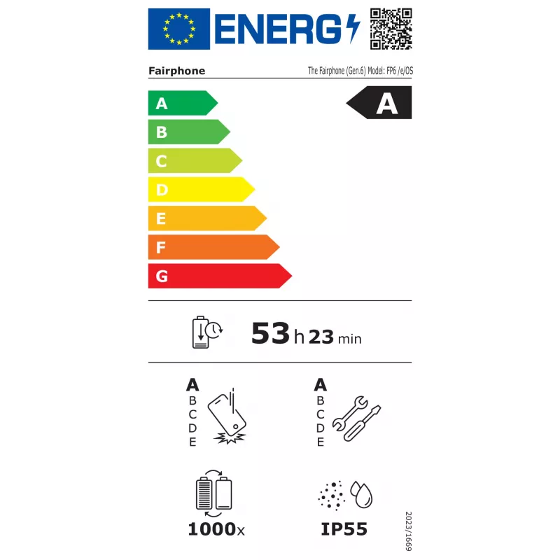 Fairphone 6+ 256GB Forest Green Dual SIM 5G modulaarne nutitelefon (12GB RAM, Android 13, 50MP kolmikkaamera, IP55)