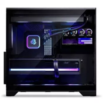 Phanteks XT V5 LCD Midi-Tower PC korpus, ATX, 7-tolline LCD, karastatud klaas - must