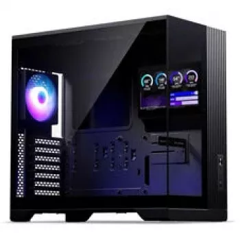 Phanteks XT V5 LCD Midi-Tower PC korpus, ATX, 7-tolline LCD, karastatud klaas - must