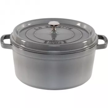 STAUB La Cocotte 28cm ümmargune malmist pada, grafiithall