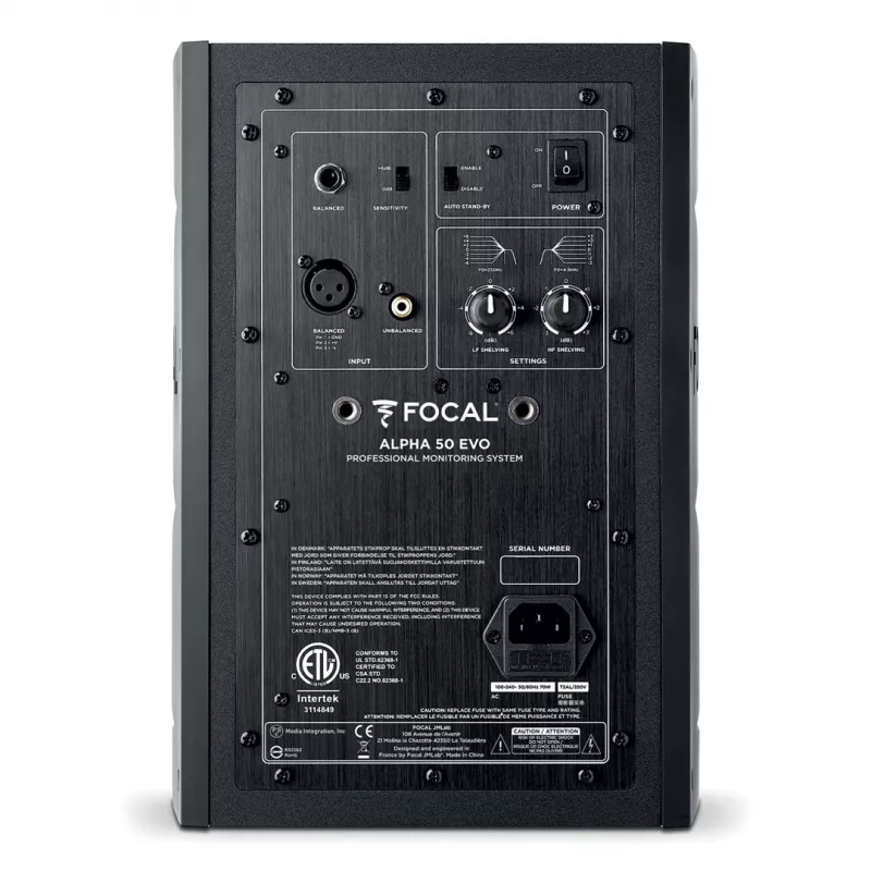 Focal Alpha Evo 50 - Aktiivne 2-suunaline stuudiomonitor (üksik)