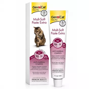 GimCat Malt-Soft Paste Extra - Kassi karvapallidevastane pasta, 100g