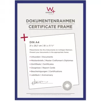 Walther New Lifestyle A4 pildiraam 21x29,7 cm sinine plastik KV130L