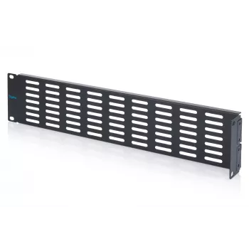DIGITUS 1U 19-tolline hinged ventileeritav katteplaat, RAL 7035 hall, teras