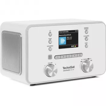 TechniSat DigitRadio 550 IR Internet DAB+ FM raadio Bluetooth, Spotify Connect, 20W stereo, värvilise TFT-ekraaniga, valge