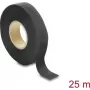 Delock Kangasteip 25 m x 19 mm Rebenemiskindel isekleepuv must