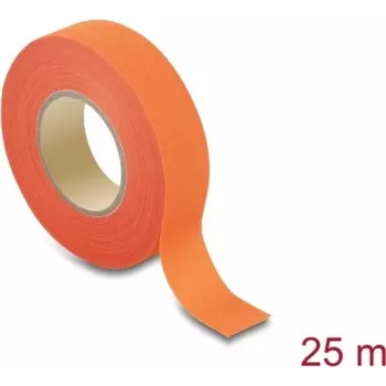 Delock Kangasteip 25 m x 19 mm rebitav isekleepuv oranž