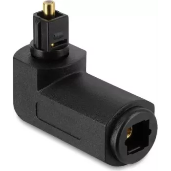 Delock TOSLINK adapter isane-emane, 90° nurga all, 360° pööratav
