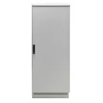 EFB Elektronik 19 inch IP55 võrgukapp 24U 800x800 eelmonteeritud sokliga, helehall RAL 7035