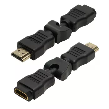 LogiLink HDMI täisnurkne adapter 270° isane-emane 4K 60Hz