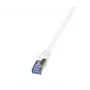 LogiLink PrimeLine Cat.6A/7 S/FTP PIMF Patch-kaabel, 600 MHz, 1,5 m, valge