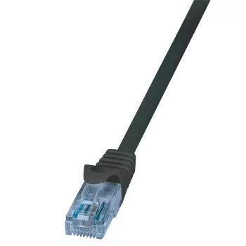 LogiLink Cat.6A U/UTP Patch-kaabel, 10m, must, LSZH, 10Gbps