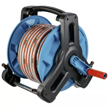 Gardena Classic 50 seinakinnitusega voolikurulli komplekt 20 m voolikuga, hall/türkiissinine