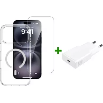 4SMARTS 3-in-1 Premium algkomplekt Apple iPhone 18 Pro Max / 17 Pro jaoks