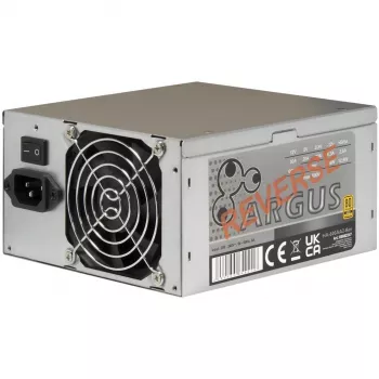 Inter-Tech HA-600AA2-Rev 600W ATX toiteplokk - must, mittemodulaarne, 120mm ventilaator